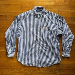 Ralph Lauren Button Down Shirt Men's Large Embroidered Pony‎